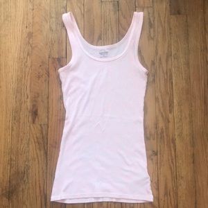 Coral Speckled Mossimo Long & Lean Tank